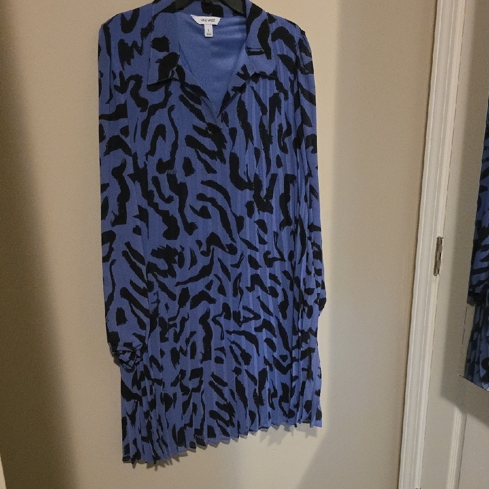 Nine West Blue and Black Dress